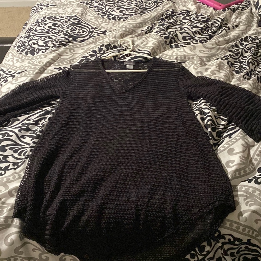 Black mesh coverup